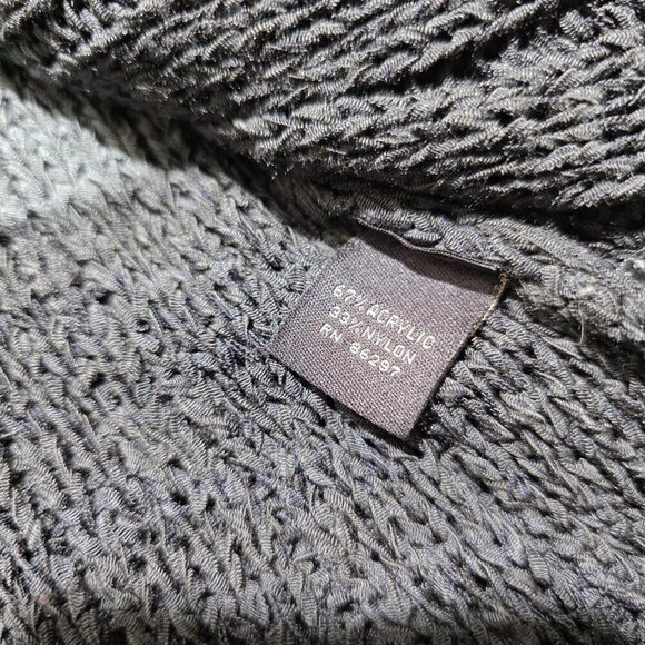 BCBG Max Azria Ombre Hooded Tunic Sweater Women’s Size S Gray Knit - Picture 12 of 12